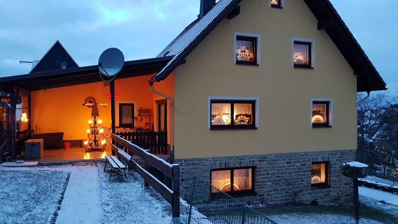 Konigswalde Waldhufenidyll Koenigswalde Im Erzgebirge 아파트 외부 사진